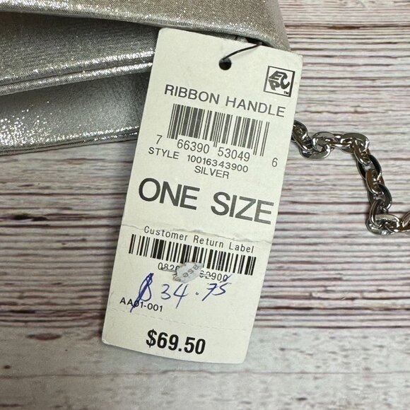 I.N.C. INTERNATIONAL CONCEPTS Ribbon-Handle Clutch - Picture 6 of 6